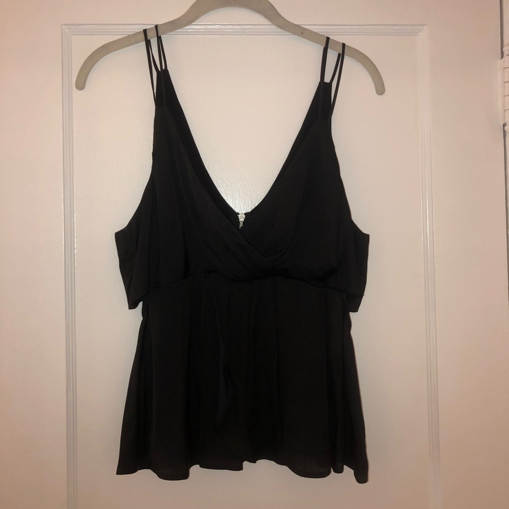 Black Silky Top